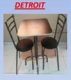 Conjunto Detroit com 2 cadeiras