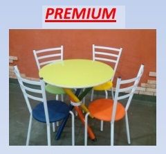 Conjunto Premium com 4 cadeiras