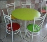 Conjunto Classe A1 com 4 cadeiras